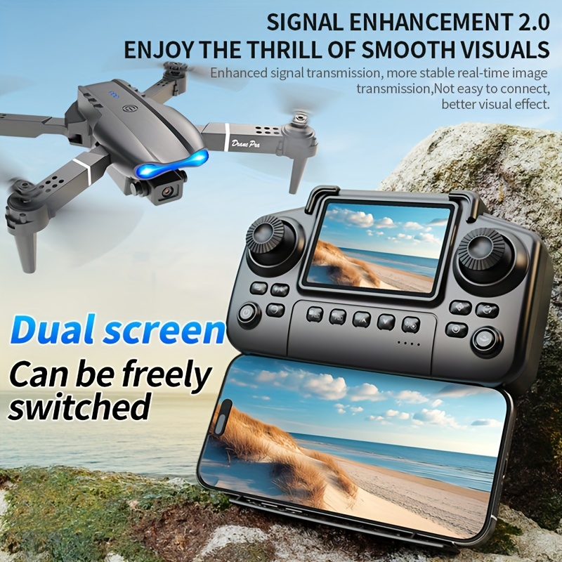 E99 PRO MAX Katlanabilir Drone - Drone Kit Octocopter incelemesi ve fiyatı